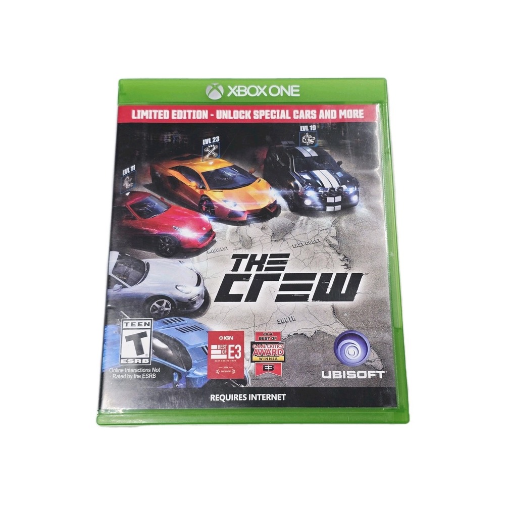 The Crew Xbox One Limited Edition Racing Game Disc Case Complete Ubisoft Online